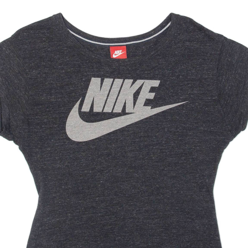 NIKE Womens T-Shirt Grey S