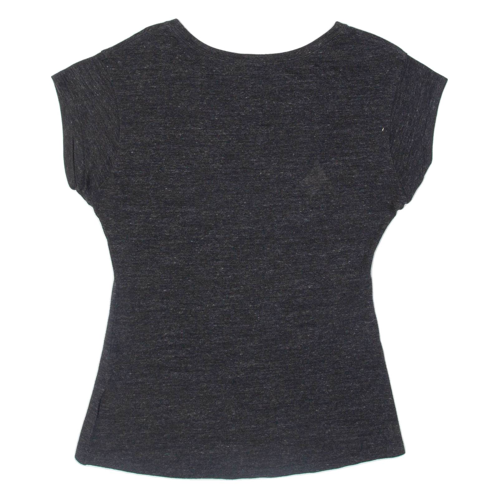 NIKE Womens T-Shirt Grey S
