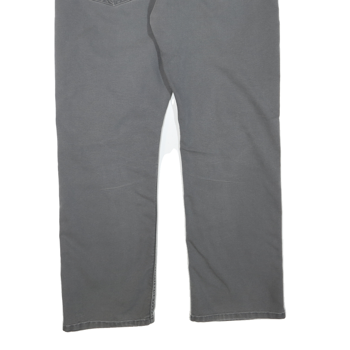 DICKIES Mens Grey Regular Fit Straight Cotton Blend Jeans W38 L30 Workwear