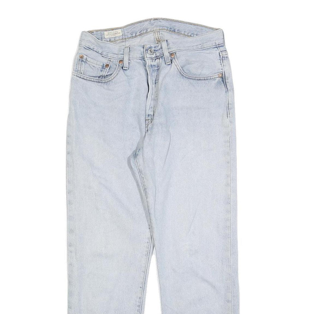 LEVI'S 501 BIG E Womens Jeans Blue Regular Straight Denim Light W27 L28 Classic