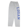 CHAMPION Mens Joggers Grey & Blue Regular Straight M W26 L32 Cotton Blend Logo