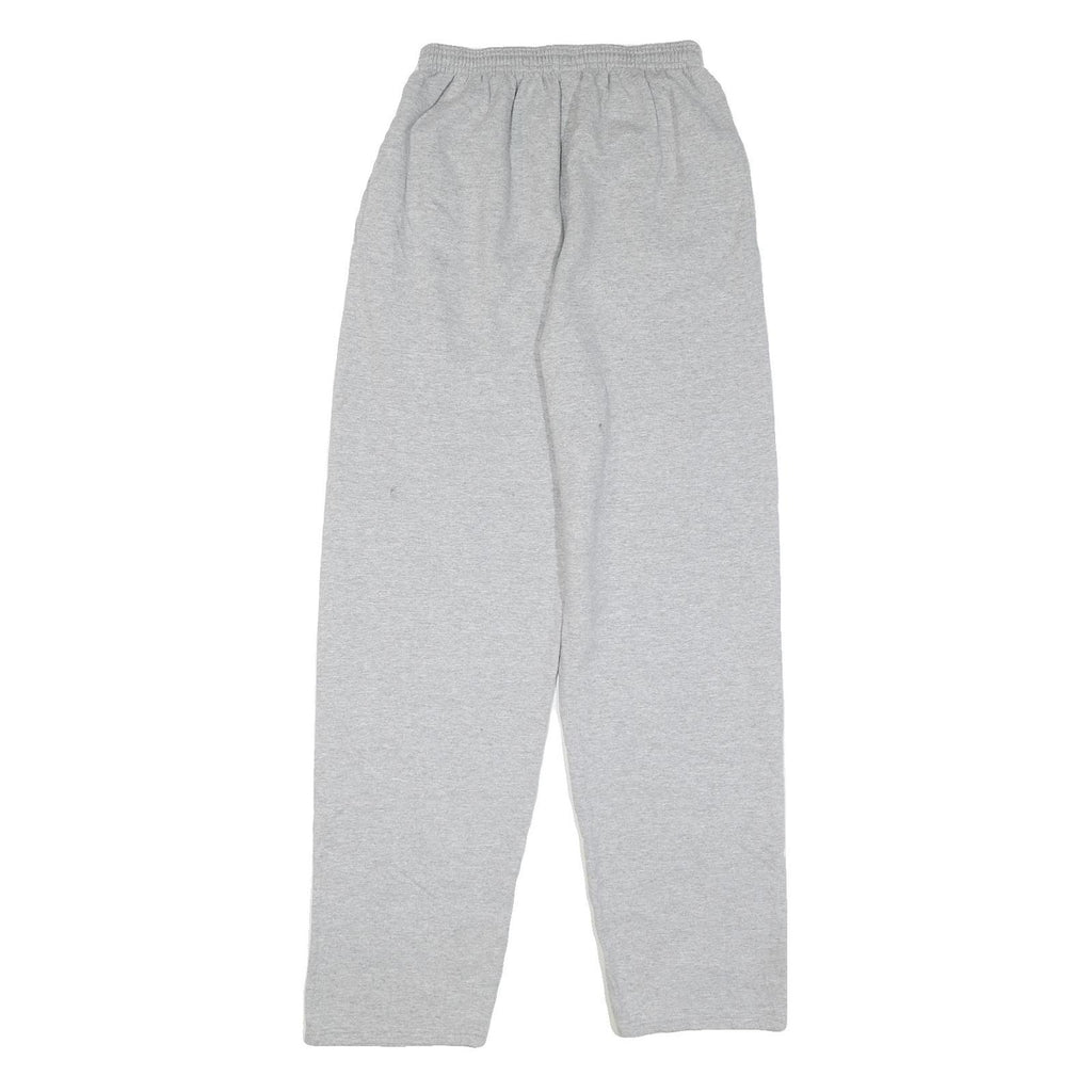 CHAMPION Mens Joggers Grey & Blue Regular Straight M W26 L32 Cotton Blend Logo