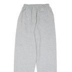 CHAMPION Mens Joggers Grey & Blue Regular Straight M W26 L32 Cotton Blend Logo