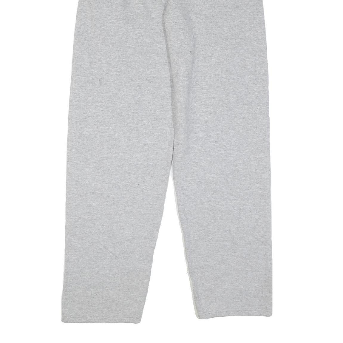 CHAMPION Mens Joggers Grey & Blue Regular Straight M W26 L32 Cotton Blend Logo