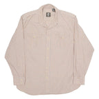 TIMBERLAND Mens Shirt Orange Plaid Long Sleeve L