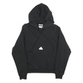 ADIDAS Mens Black Hoodie S Cotton Blend Pullover Casual Sportswear