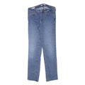 LEVI'S Womens Jeans Blue Slim Straight Denim Medium W28 L29 Stylish Zip Closure
