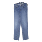 LEVI'S Womens Jeans Blue Slim Straight Denim Medium W28 L29 Stylish Zip Closure