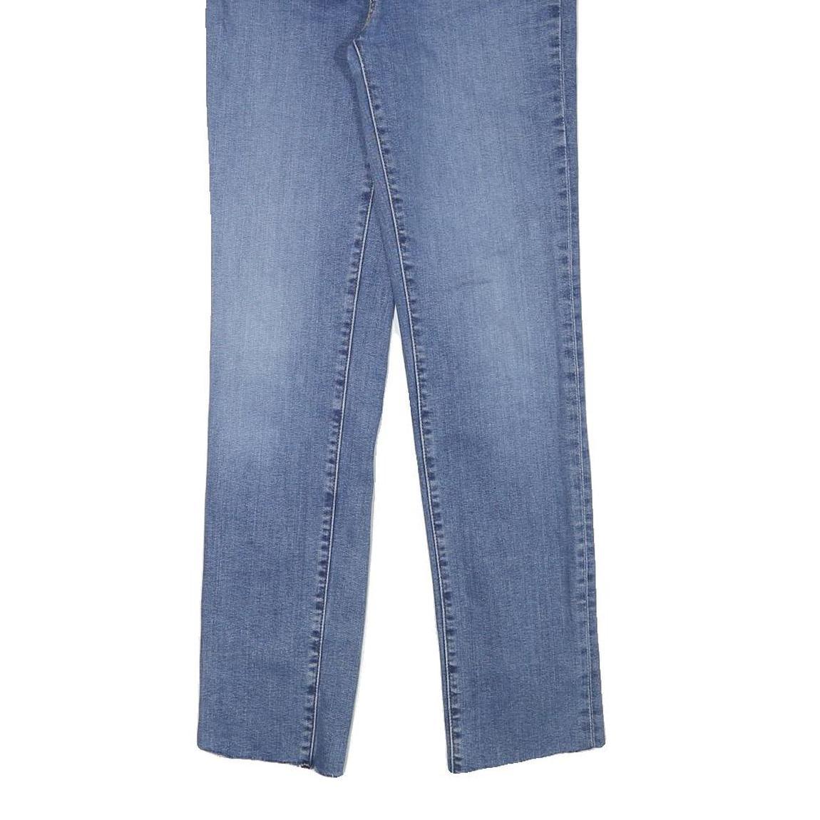 LEVI'S Womens Jeans Blue Slim Straight Denim Medium W28 L29 Stylish Zip Closure