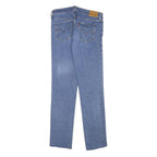 LEVI'S Womens Jeans Blue Slim Straight Denim Medium W28 L29 Stylish Zip Closure