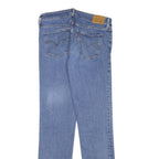 LEVI'S Womens Jeans Blue Slim Straight Denim Medium W28 L29 Stylish Zip Closure