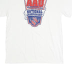 DELTA Mens White AAU National Championship Graphic T-Shirt M Short Sleeve Crew