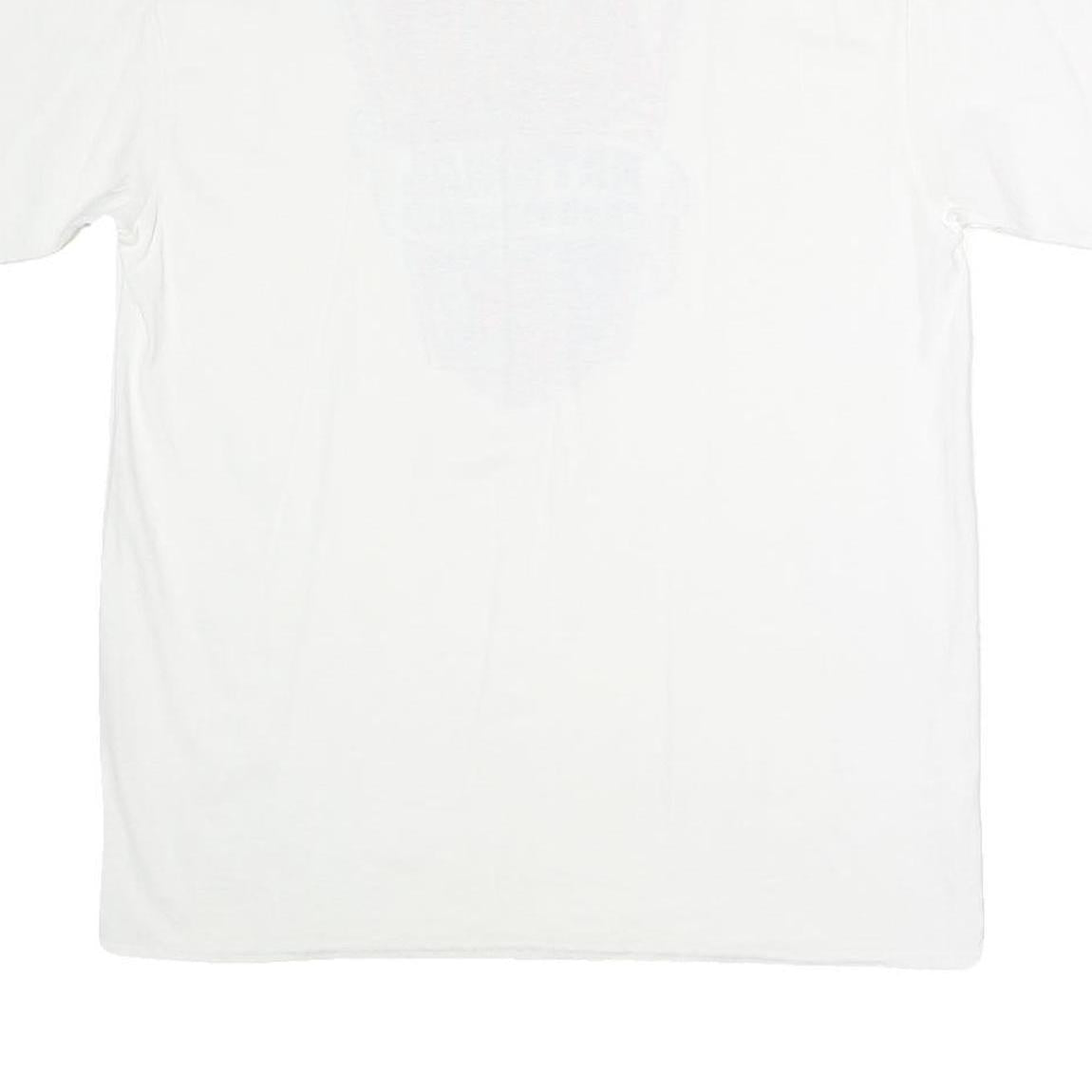 DELTA Mens White AAU National Championship Graphic T-Shirt M Short Sleeve Crew