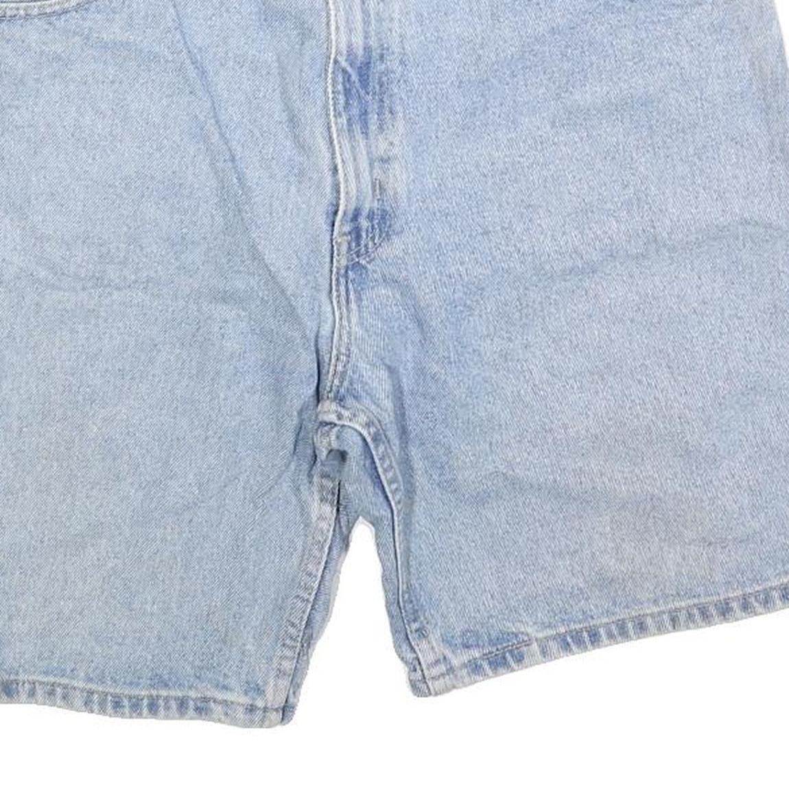 FADED GLORY Mens Shorts Blue Denim Casual M W34 Summer Cotton Blend