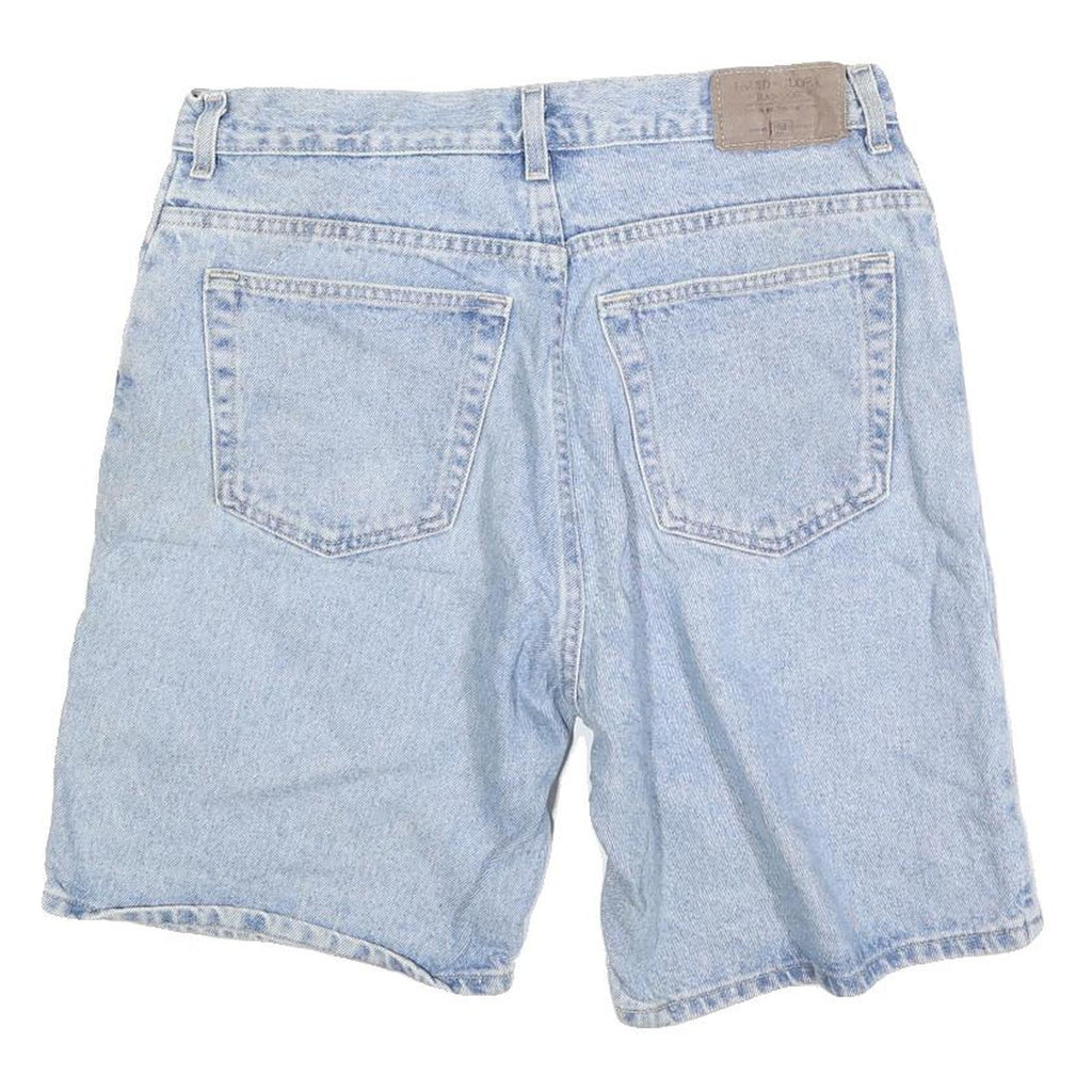 FADED GLORY Mens Shorts Blue Denim Casual M W34 Summer Cotton Blend