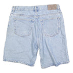 FADED GLORY Mens Shorts Blue Denim Casual M W34 Summer Cotton Blend