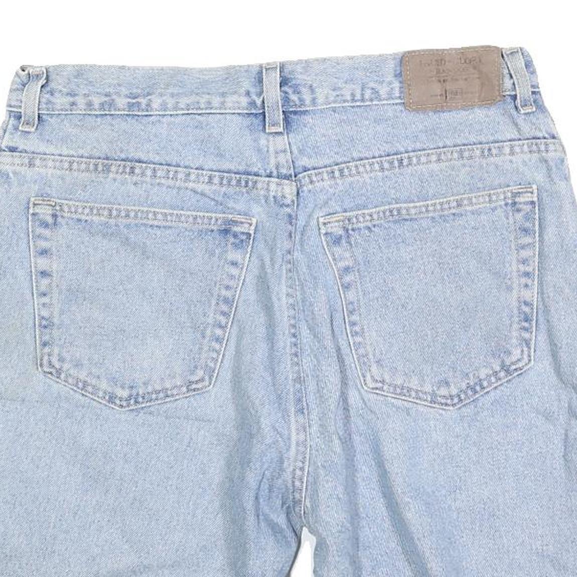 FADED GLORY Mens Shorts Blue Denim Casual M W34 Summer Cotton Blend