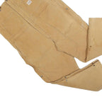 WALLS Mens Beige Cotton Blend Dungarees Relaxed Fit XL W46 L28 Workwear Utility