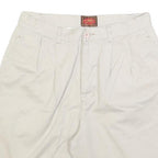 CREEKS Womens Shorts White Casual Cotton Blend M W30 Summer Relaxed Fit