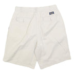 CREEKS Womens Shorts White Casual Cotton Blend M W30 Summer Relaxed Fit
