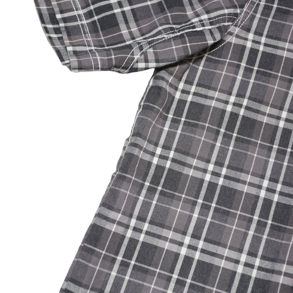 HARLEY DAVIDSON Mens Black & Grey Check Shirt 2XL Cotton Blend Casual Casual
