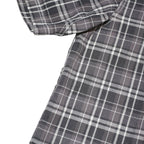 HARLEY DAVIDSON Mens Black & Grey Check Shirt 2XL Cotton Blend Casual Casual