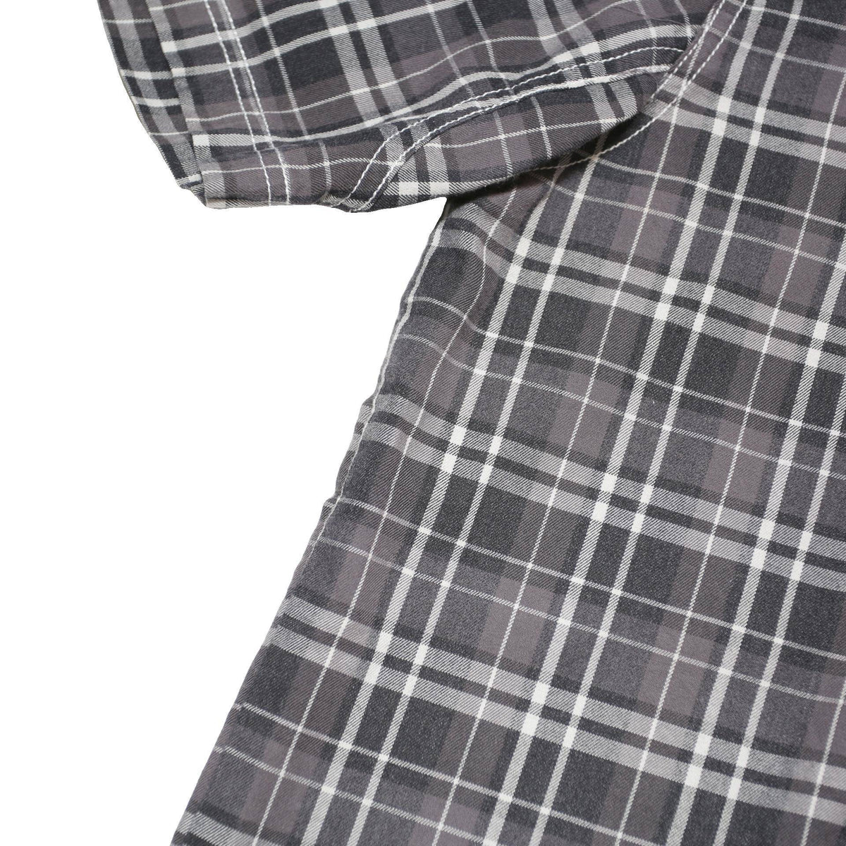 HARLEY DAVIDSON Mens Black & Grey Check Shirt 2XL Cotton Blend Casual Casual