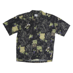 DAVID CAREY Mens Black Sonoma Valley Wine Trail Cotton Shirt 2XL