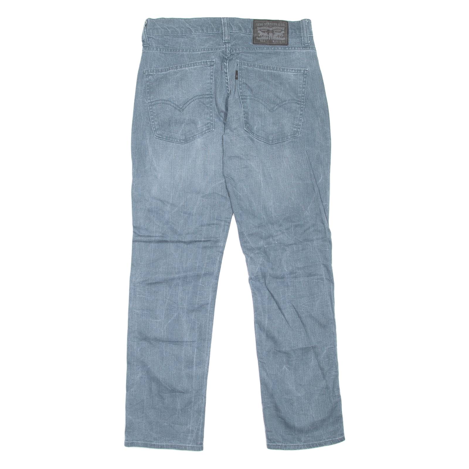 LEVI'S 511 Jeans Mens Blue Slim Straight W31 L30