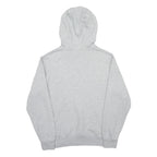 NIKE Mens Grey Pullover Hoodie M Cotton Blend Drawstring Sweatshirt
