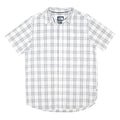 THE NORTH FACE Mens White Checked Cotton Blend Shirt M Casual Summer Everyday