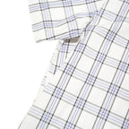 THE NORTH FACE Mens White Checked Cotton Blend Shirt M Casual Summer Everyday