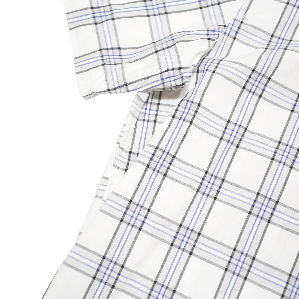 THE NORTH FACE Mens White Checked Cotton Blend Shirt M Casual Summer Everyday