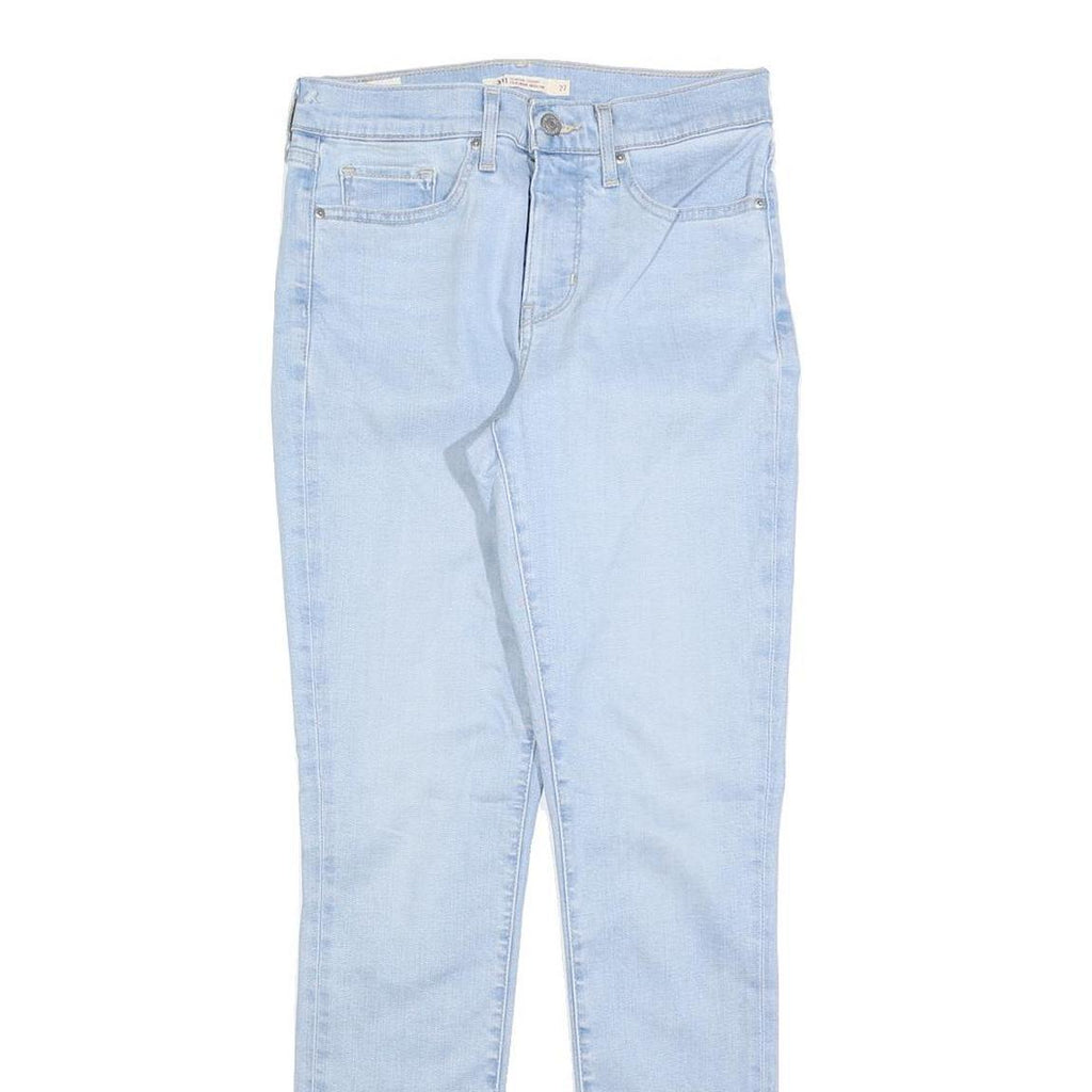 LEVI'S 311 Womens Jeans Slim Skinny Denim Light W27 L30 Cotton Blend Zip