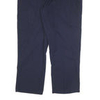 CARHARTT Mens Cotton Blend Navy Relaxed Straight Trousers W38 L30 Workwear Zip