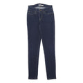 LEVI'S 711 Womens Slim Blue Denim Medium Woven W25 L28 Skinny Stretch Jeans