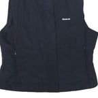 REEBOK Womens Black Jacket S Polyester Blend Plain Zip Sportswear Activewear