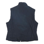 REEBOK Womens Black Jacket S Polyester Blend Plain Zip Sportswear Activewear