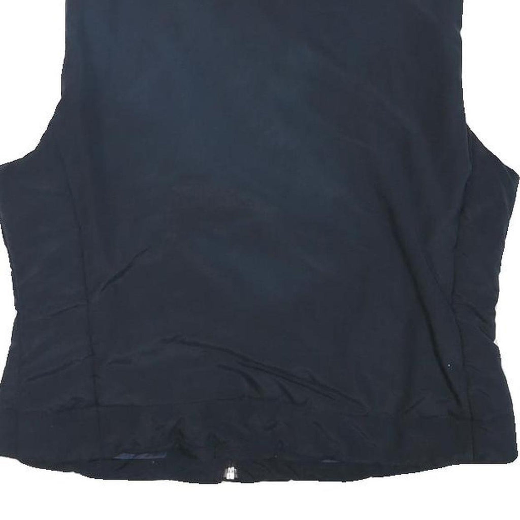 REEBOK Womens Black Jacket S Polyester Blend Plain Zip Sportswear Activewear