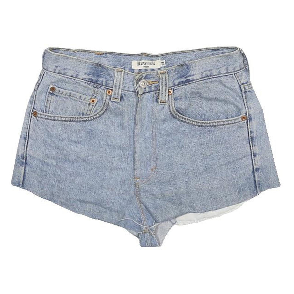 LEVI'S Womens Shorts Blue Denim Casual M W30 Classic Cotton Jean Summer