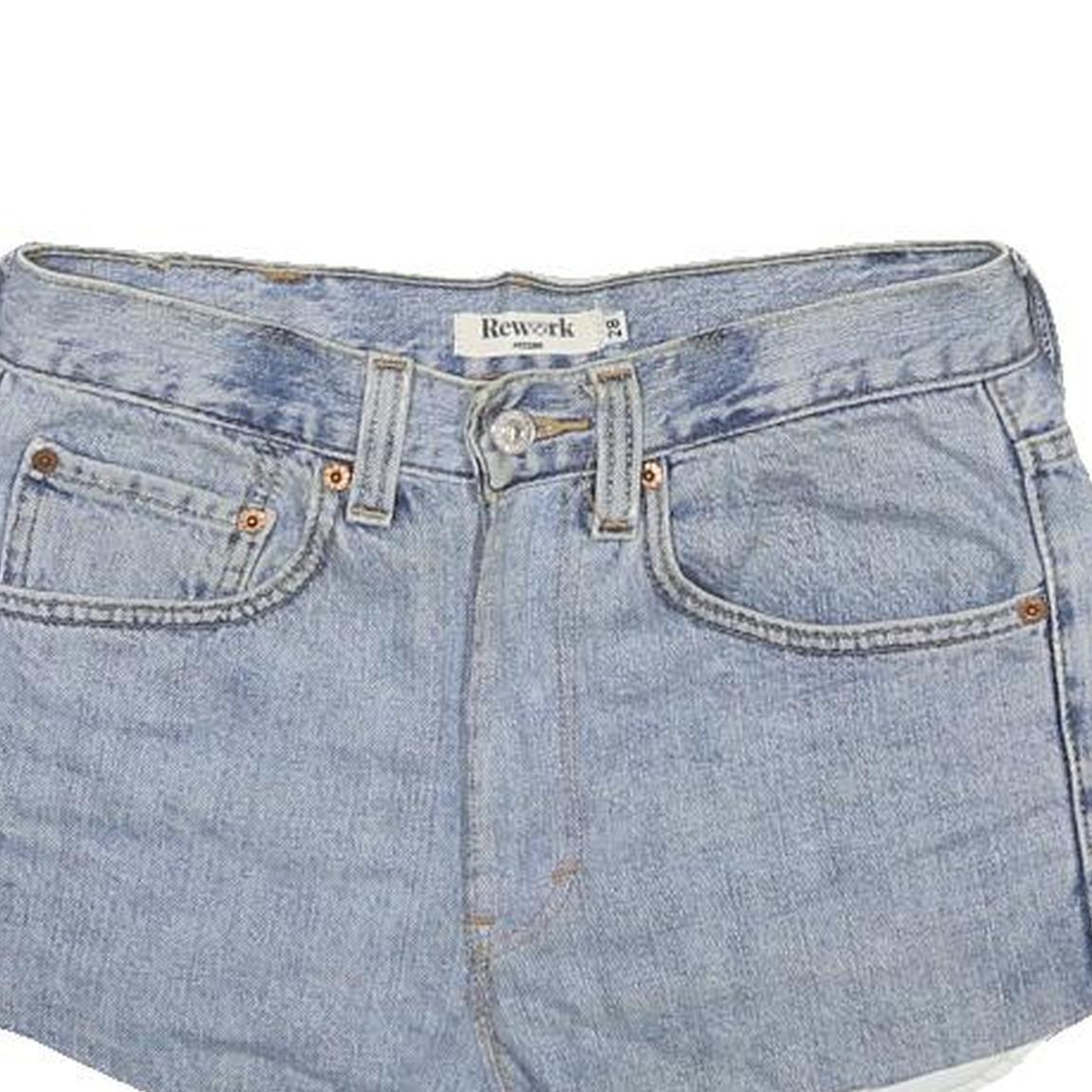 LEVI'S Womens Shorts Blue Denim Casual M W30 Classic Cotton Jean Summer