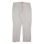 MAMMUT Womens Polyester Blend Beige Regular Fit Straight Leg Trousers W36 L32