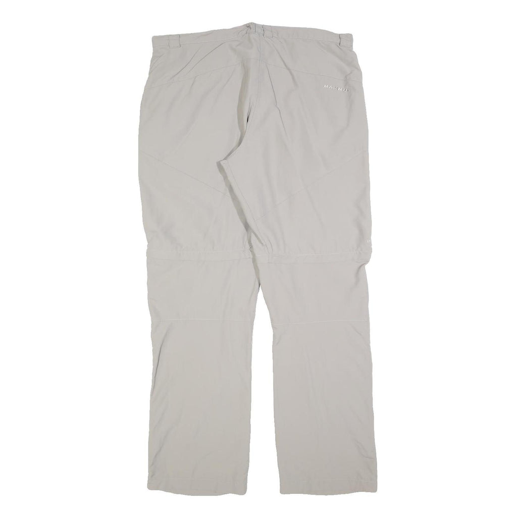 MAMMUT Womens Polyester Blend Beige Regular Fit Straight Leg Trousers W36 L32