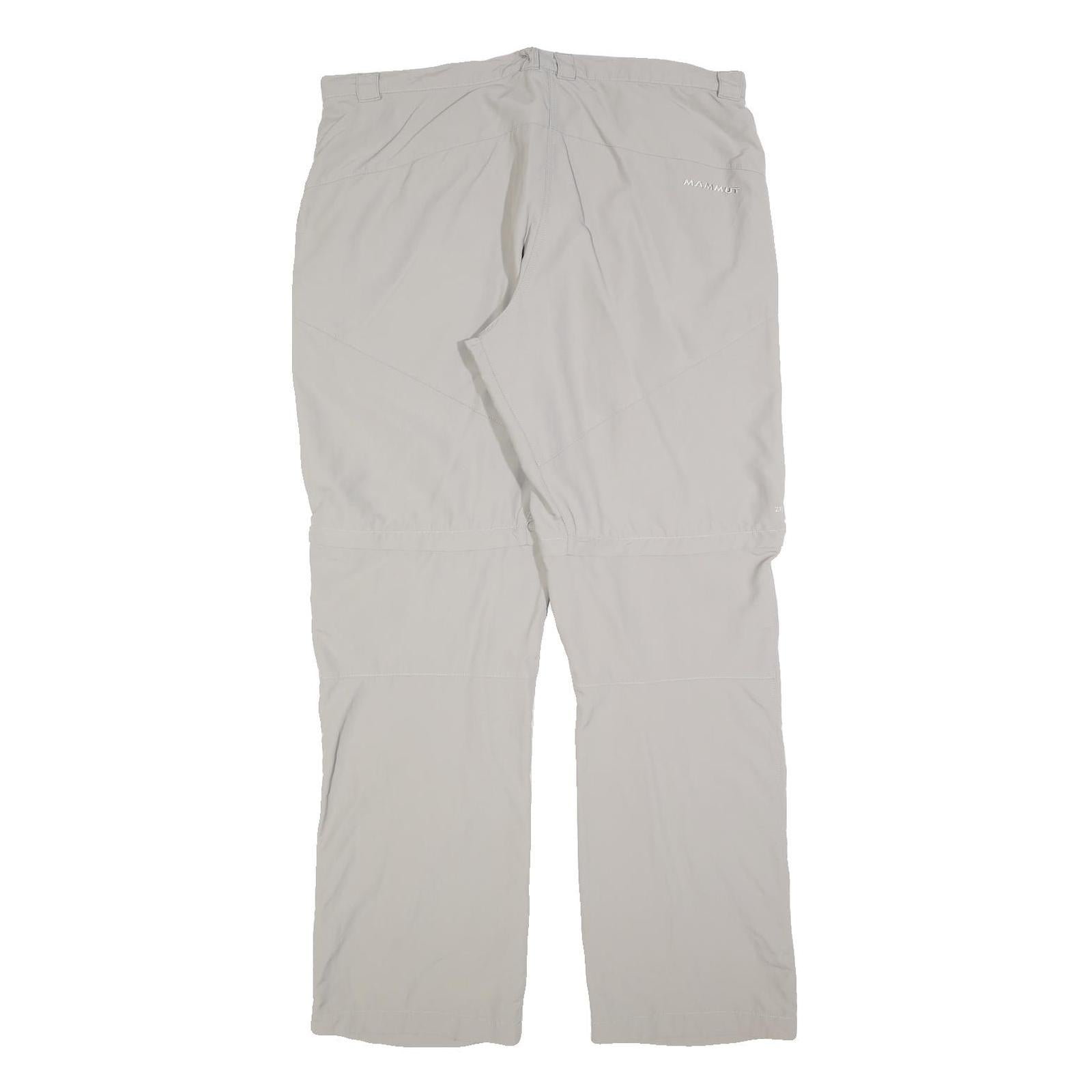 MAMMUT Womens Polyester Blend Beige Regular Fit Straight Leg Trousers W36 L32