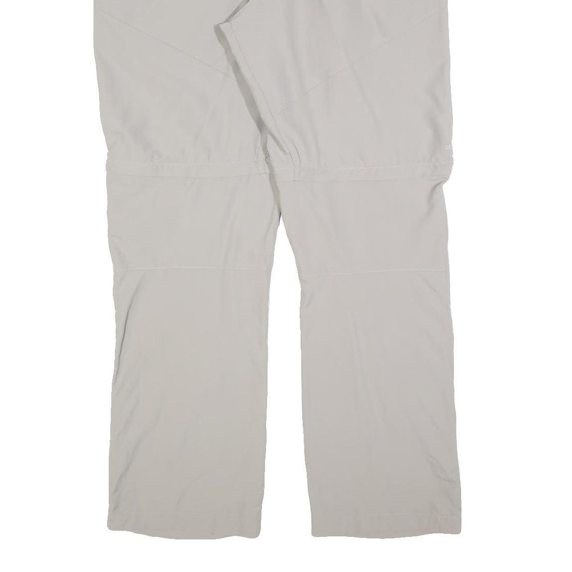 MAMMUT Womens Polyester Blend Beige Regular Fit Straight Leg Trousers W36 L32