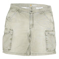 CARHARTT Mens Shorts Beige Cargo Relaxed Fit 2XL W36 Cotton Blend Casual