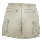 CARHARTT Mens Shorts Beige Cargo Relaxed Fit 2XL W36 Cotton Blend Casual