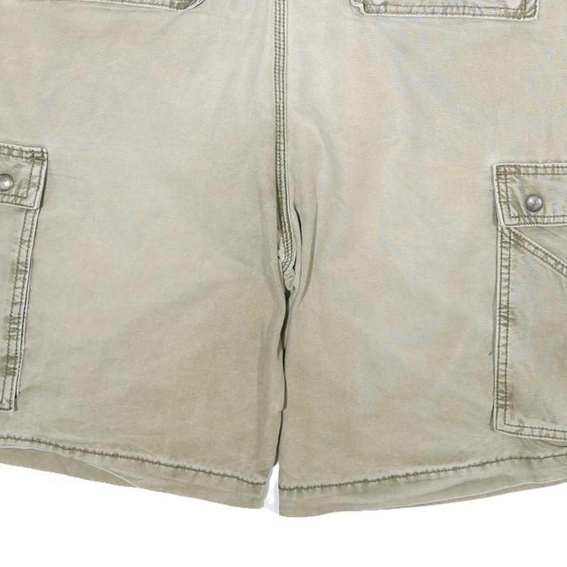 CARHARTT Mens Shorts Beige Cargo Relaxed Fit 2XL W36 Cotton Blend Casual