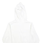 CHAMPION Womens White Hoodie S Classic Logo Pullover Hooded Sweatshirt