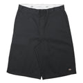 DICKIES Mens Shorts Black Casual XL W38 Loose Fit Polyester Blend Comfortable